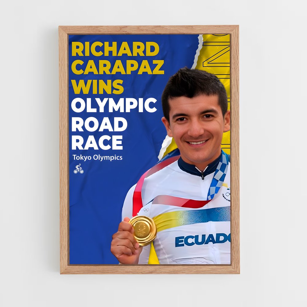 Poster L'Or de Rio – affiche Cyclisme (vue 4)